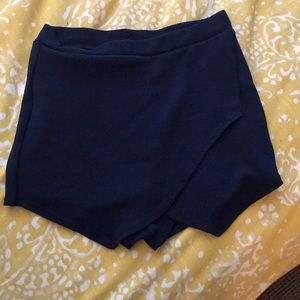 Blue envelope skort